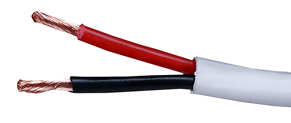 כבל רמקול 2X16AWG נחושת מלא - תוף משיכה 150 מטר