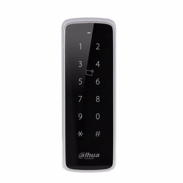 קורא כרטיסי Mifare דק אטום מים עם מקלדת מגע Dahua ASR1201D-D