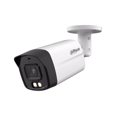 מצלמת אבטחה בולט 5MP עם תאורה כפולה חכמה וצבע מלא בלילה Dahua DH-HAC-HFW1509TLMP-IL-A