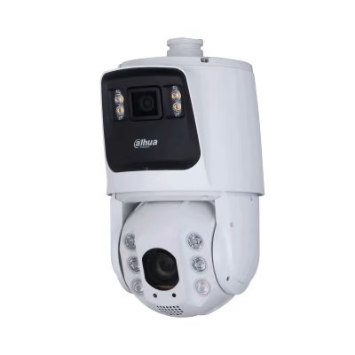 מצלמת פנורמה + PTZ IP 4MP זום אופטי X24 עם מעקב חכם Starlight Dahua