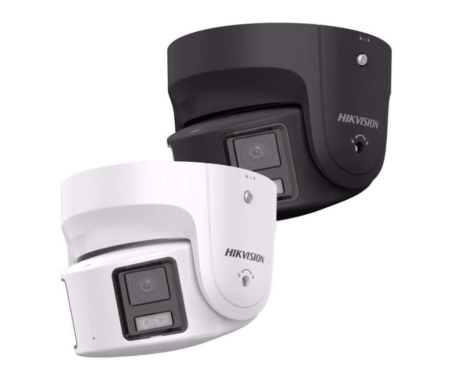 מצלמת אבטחה טורט פנורמי 8MP שתי עדשות ColorVu Hikvision DS-2CD2387G2P-LSU/SL