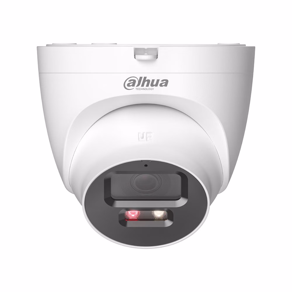 מצלמת כיפה 4MP עם TIOC הרתעה פעילה דו-כיוונית ותאורה כפולה Dahua DH-IPC-HDW2449T-S-PV