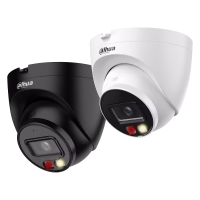 מצלמת כיפה 8MP עם תאורה כפולה חכמה IR ואור לבן Dahua IPC-HDW2849T-S-IL