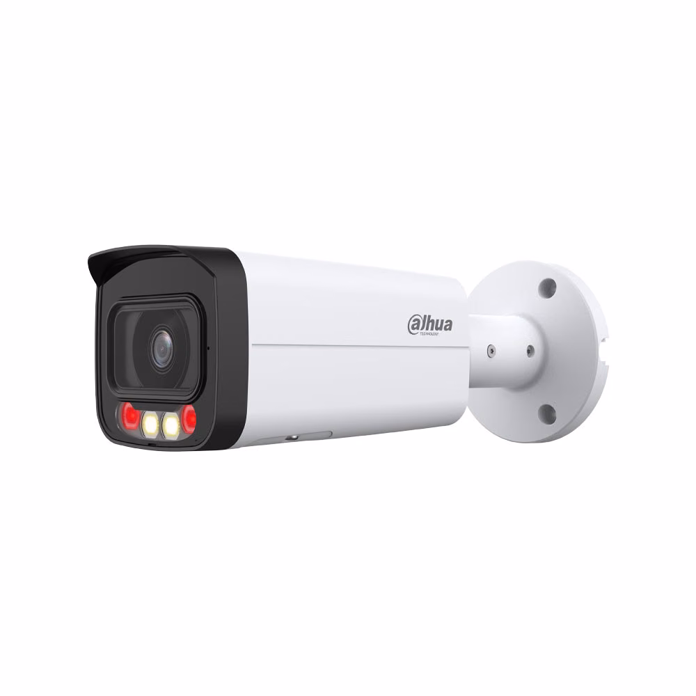מצלמת בולט 4MP עם תאורה כפולה חכמה IR ואור לבן Dahua IPC-HFW2449T-AS-IL