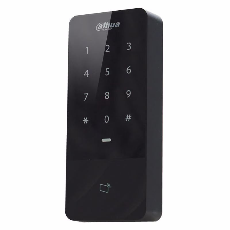 קורא כרטיסים עצמאי אטום למים בדירוג IP66 עם מקלדת Dahua ASI1201E