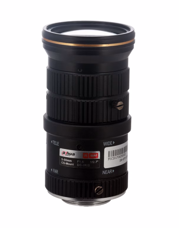 עדשת CS Mount וריפוקל 6MP 5-50 מ"מ Dahua PFL0550-E6D