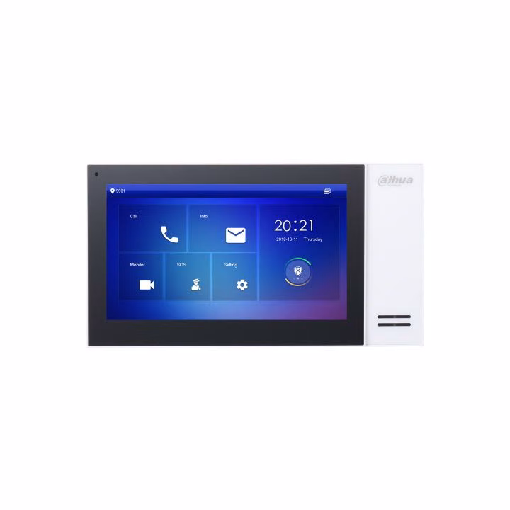 מסך אינטרקום מגע 7 אינץ' PoE Dahua VTH2421FW-P