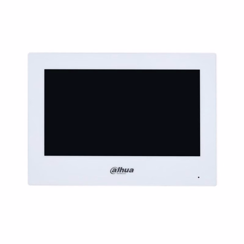 מסך אינטרקום מגע 7 אינץ' Wi-Fi בצבע לבן Dahua VTH2621GW-WP