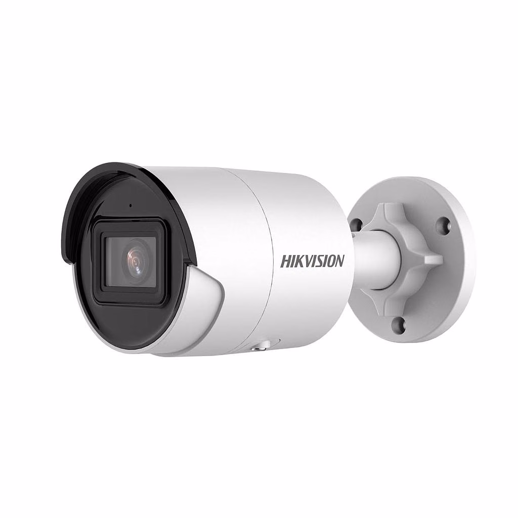 מצלמת אבטחה IP מיני צינור 4MP AcuSense מיקרופון מובנה Hikvision DS-2CD2043G2-IU