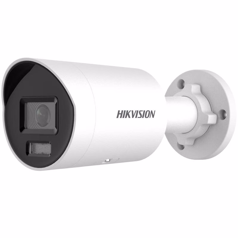 מצלמת אבטחה IP מיני צינור 8MP 4K AcuSense תאורה היברידית Hikvision DS-2CD2083G2-LI2U