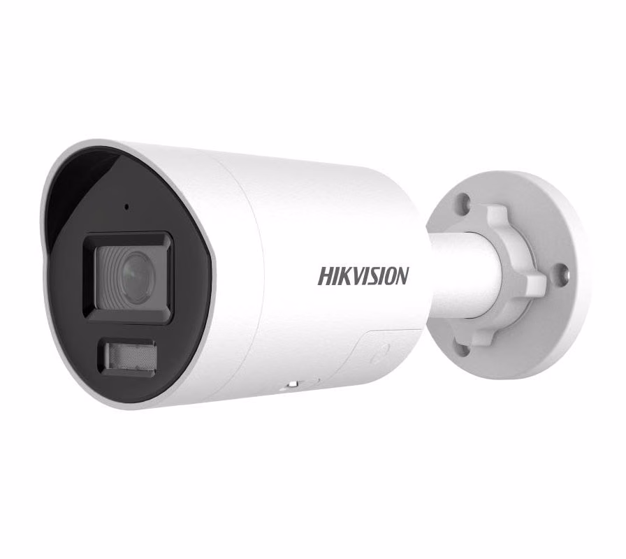 מצלמת אבטחה IP מיני צינור ColorVu 8MP 4K הרתעה פעילה Hikvision DS-2CD2087G2H-LIU-SL