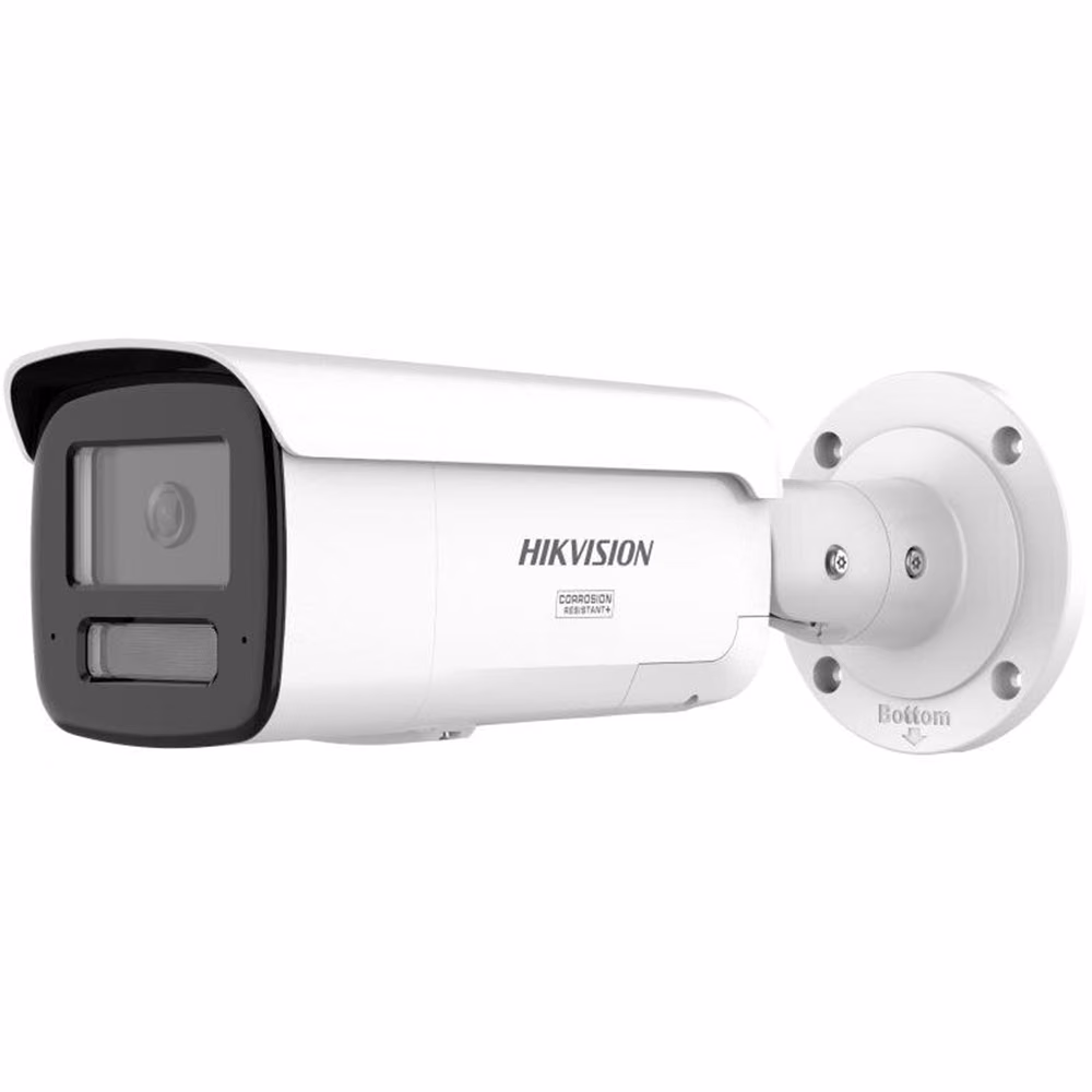 מצלמת אבטחה צינור 4MP ColorVu 3.0 ראיית לילה צבעונית Hikvision DS-2CD2T47G3-LIS2UY/SL