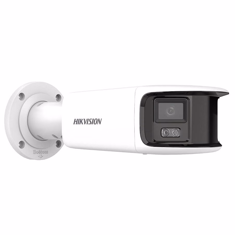 מצלמת אבטחה צינור פנורמי 8MP שתי עדשות ColorVu Hikvision DS-2CD2T87G2P-LSU/SL