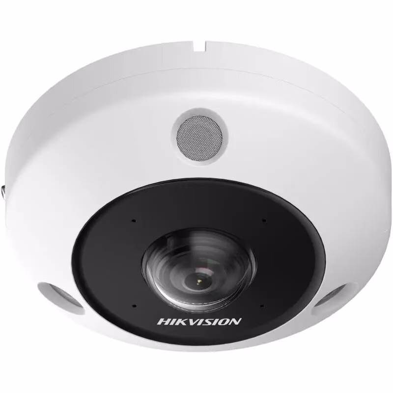 מצלמת עין דג DeepinView 12MP ספירת אנשים ומפת חום Hikvision DS-2CD63C5G1-IVS