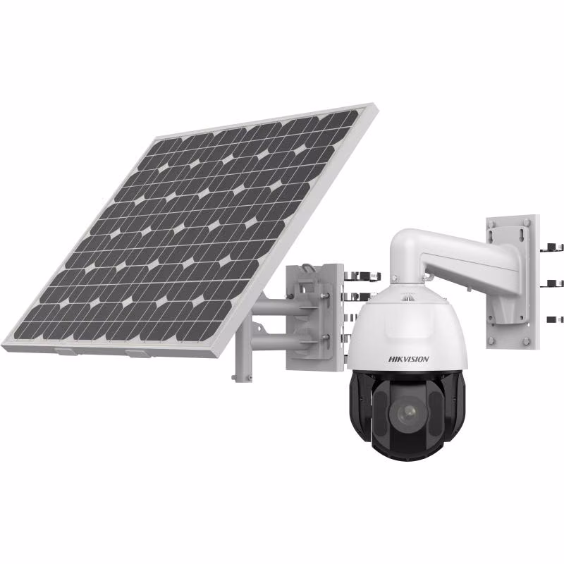 מצלמת PTZ IP סולארית 4MP זום אופטי X25 4G ללא תלות ברשת Hikvision DS-2DE5425IWG-K