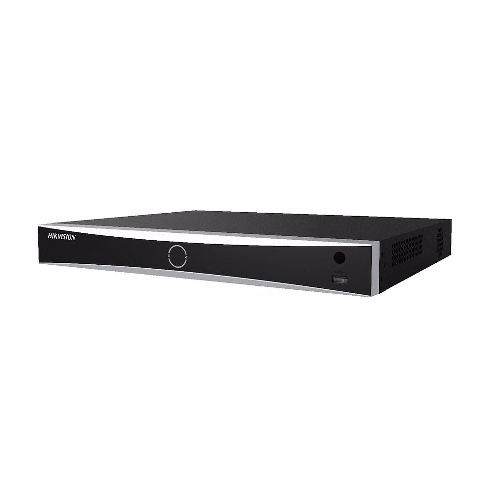 מערכת הקלטה NVR 8 ערוצים AcuSense 4K שני דיסקים Hikvision DS-7608NXI-K2