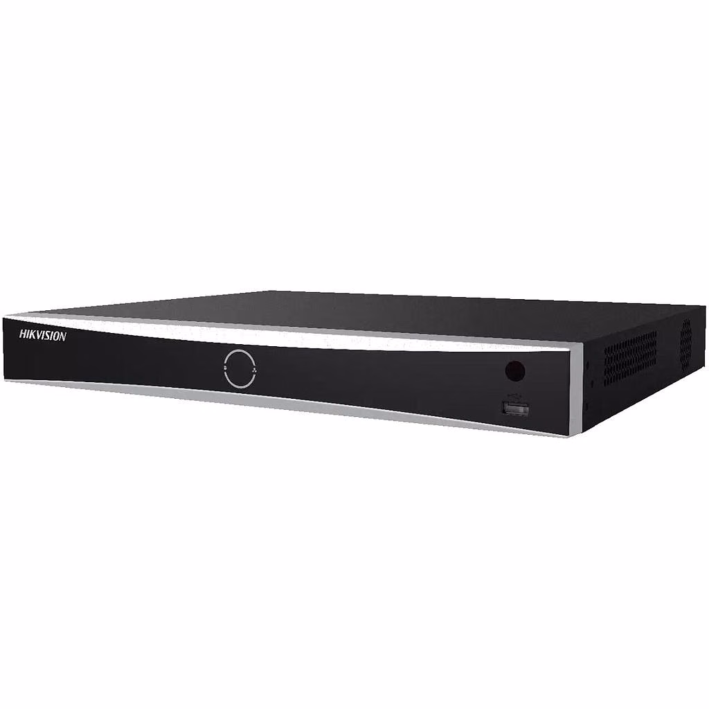מערכת הקלטה NVR 32 ערוצים AcuSense 4K שני דיסקים Hikvision DS-7632NXI-K2