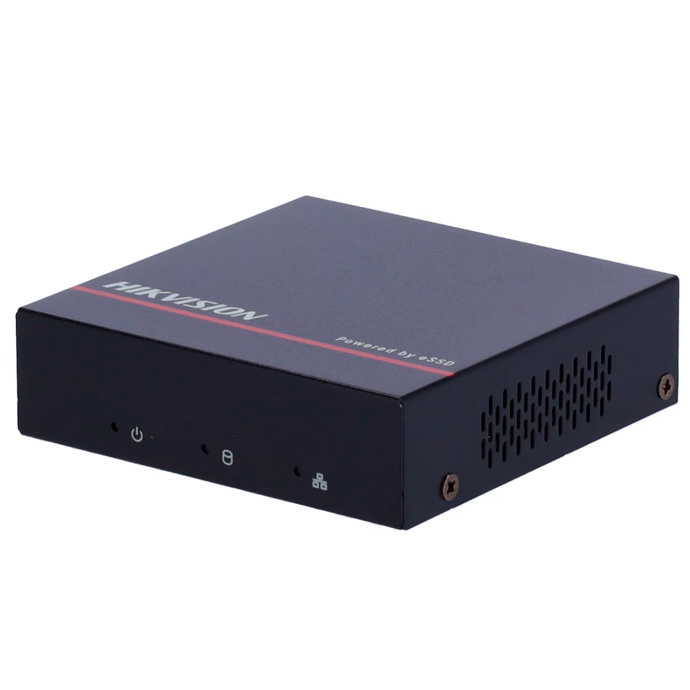 מערכת הקלטה NVR קומפקטית 8 ערוצים eSSD מובנה Hikvision DS-E08NI-Q1