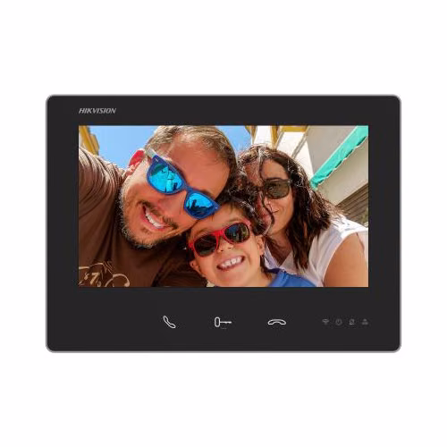 תחנה פנימית Hikvision DS-KH7300EY-WTE2 Wi-Fi שחור