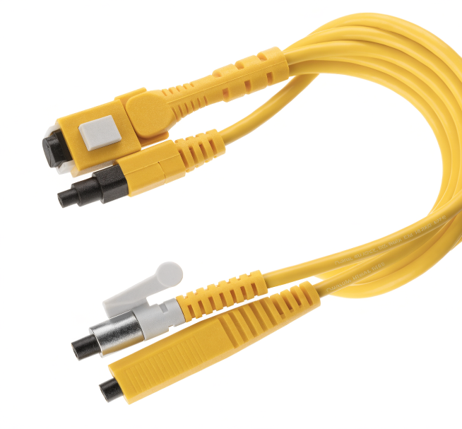 מגשר סיבים אופטי דופלקס SC-LC Single Mode - אורך 3 מטר