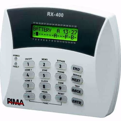 לוח מקשים ותיק עם מסך עברי - חלק חילוף Pima RXN-400