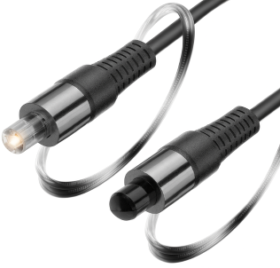 כבל אופטי TOSLINK 1 מטר